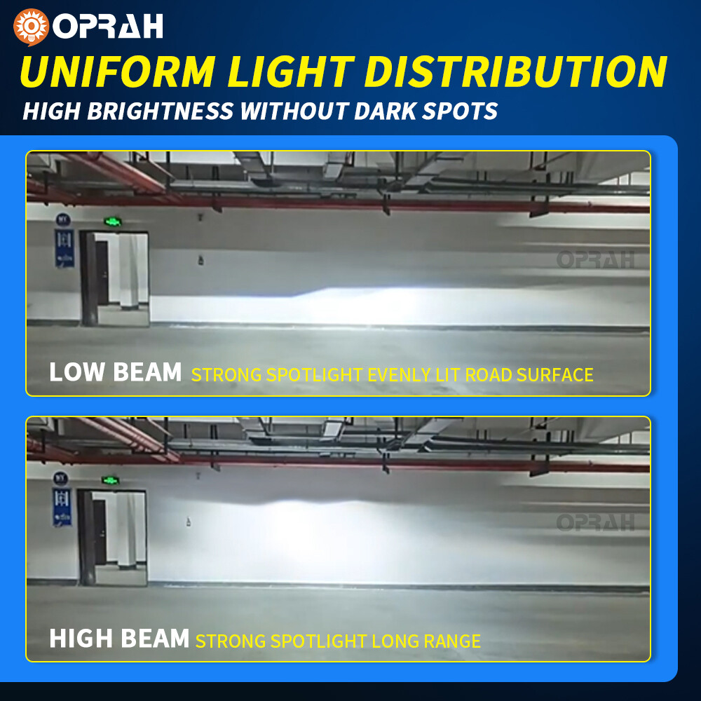 2X Super Bright H4 H7 H11 9005 LED Headlights Bulb High Low Beam 6000K White 12V