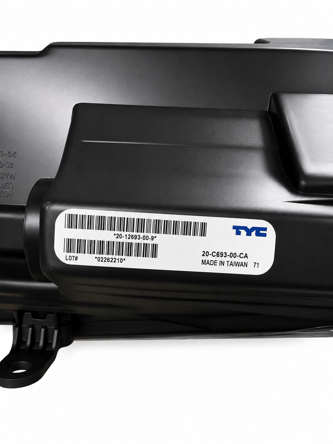 New TYC CAPA Right Passenger Headlight Assembly Black Housing Clear Lens