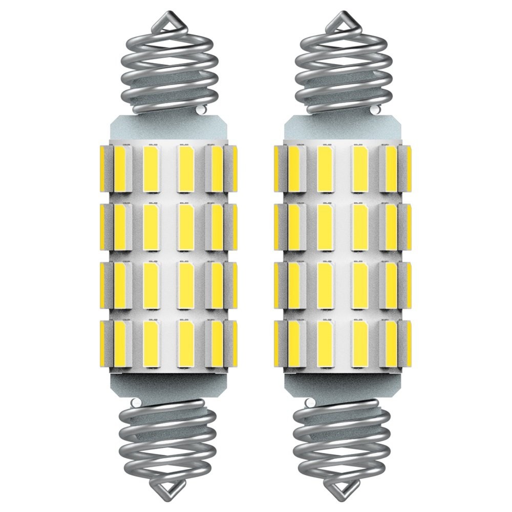 AUXITO 39MM-42MM 578 211-2 LED Interior Bulb Dome Map Light 6500K White 1000LM