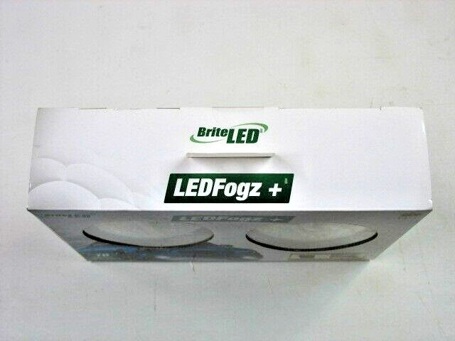 Brite LED LEDFogz+ Two 3.7in. (94mm) Diameter Round 5 White LED Light Kit