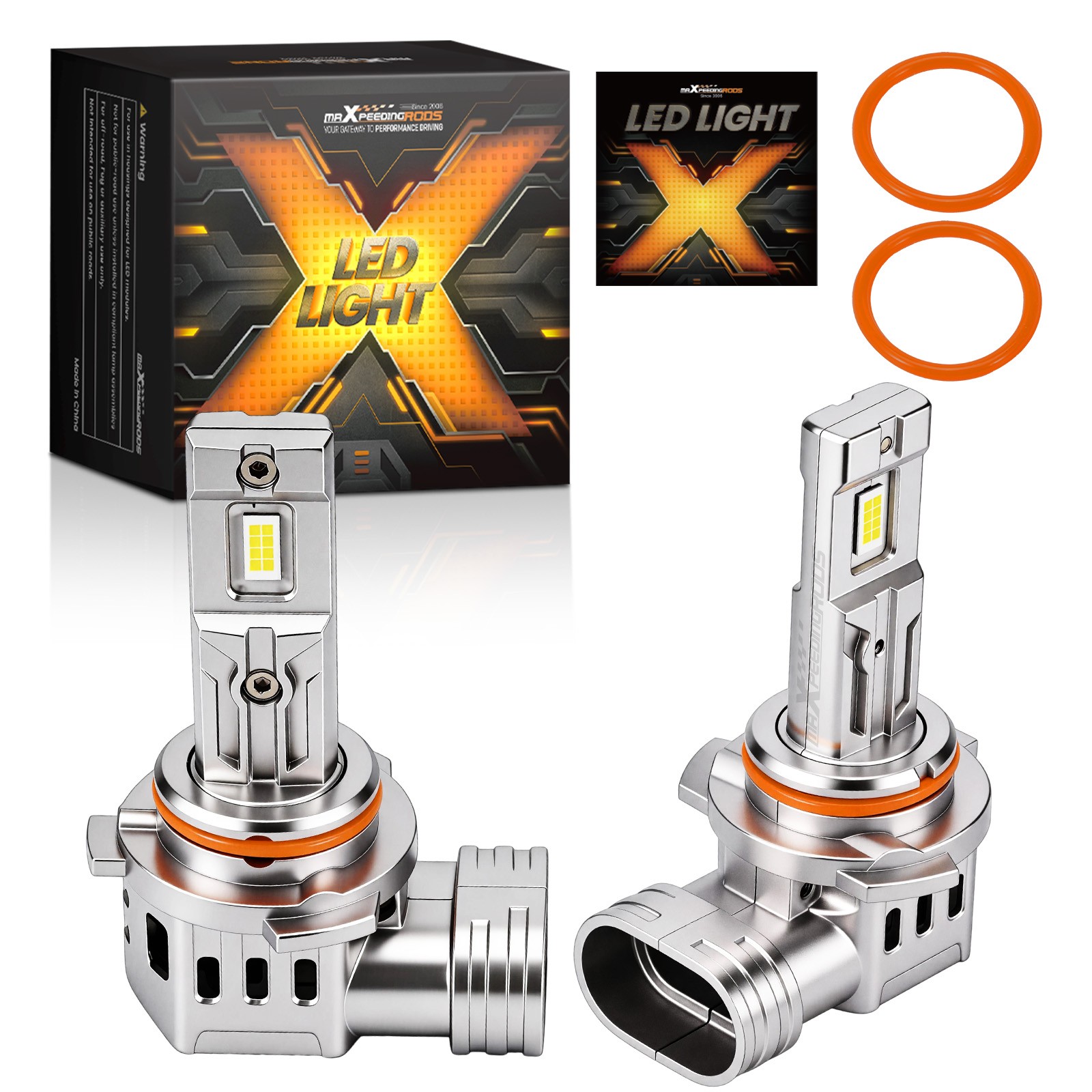 9006 LED Headlight Bulb Kit Low Beam 80000LM Super Bright 6500K White 2PCS