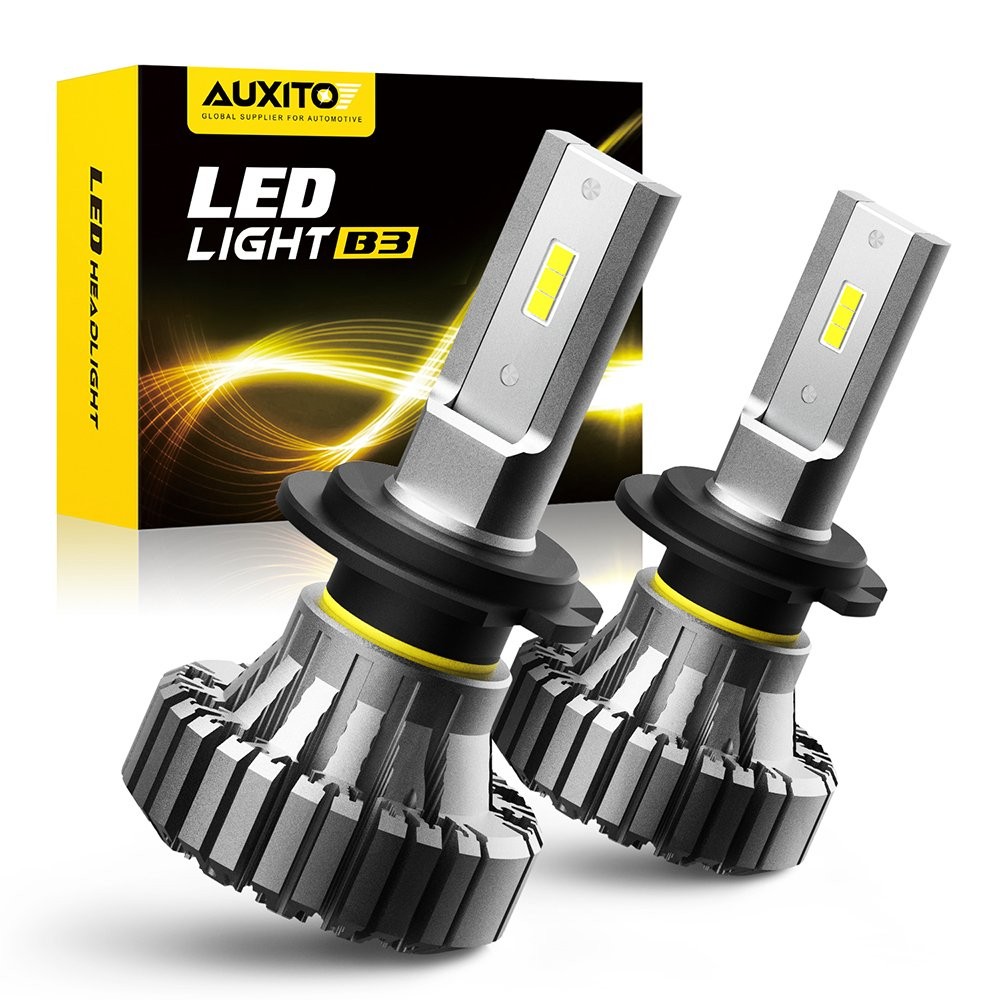 AUXITO B3 6500K Super White Bright 9005 9012 9006 H11 H8 H4 LED H7 Headlights US