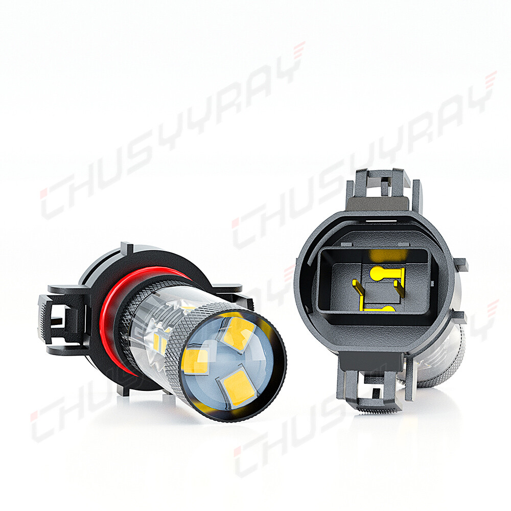5202 5201 2504 H16 LED Fog Light Bulbs 3000K Gold yellow 16000LM High Power Pair