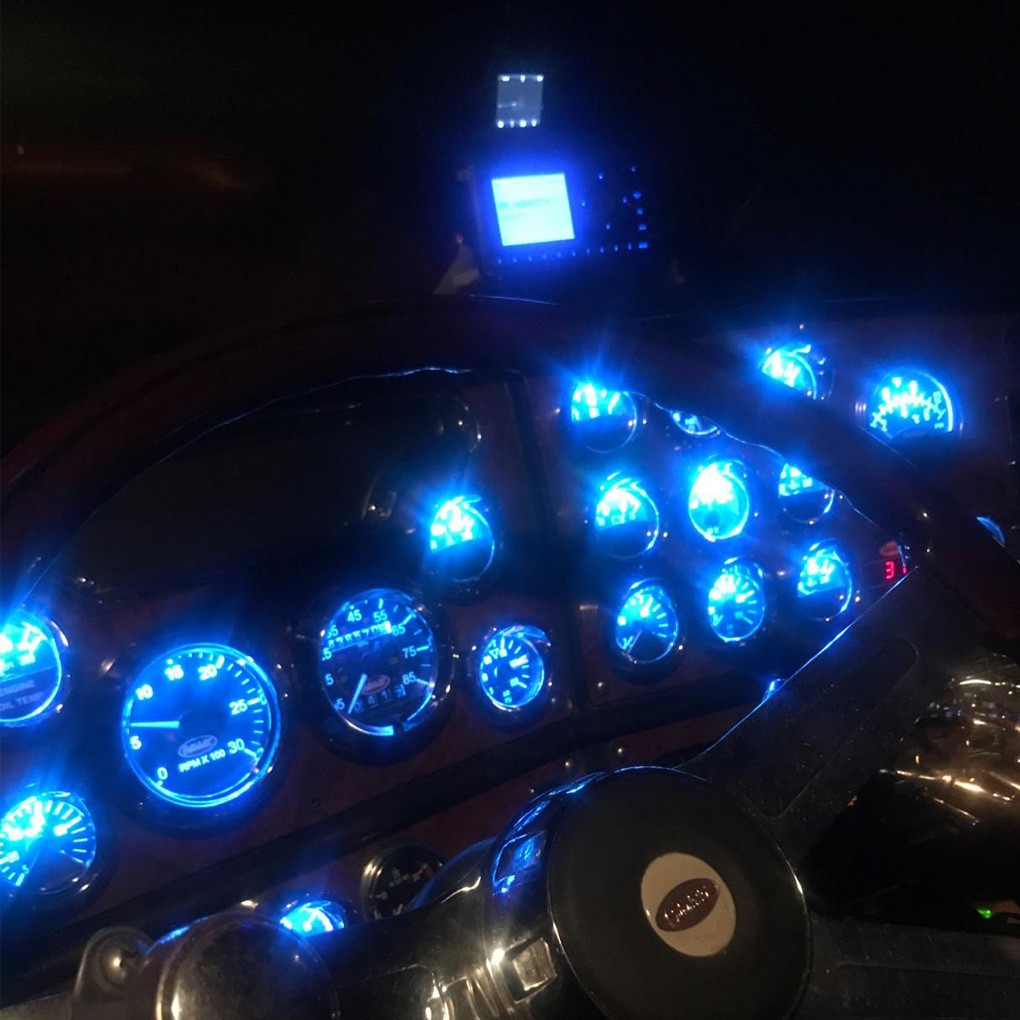 4X LED Dashboard Instrument Panel Dash Light for 86-07 Peterbilt 379 86-88 359