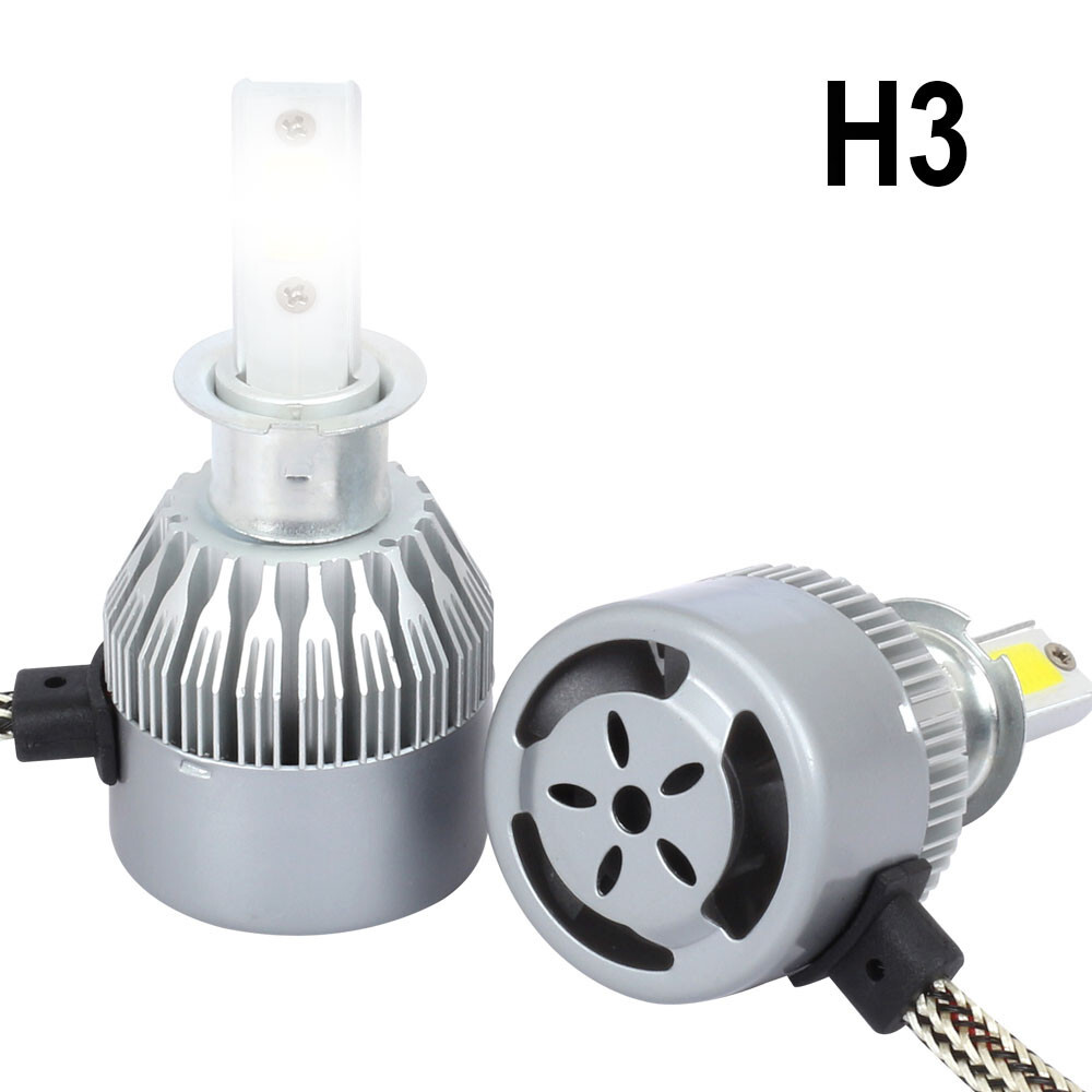 20X H3 LED Headlight Fog Lights Kit Bulbs 6000K Super Bright White High/Low Beam