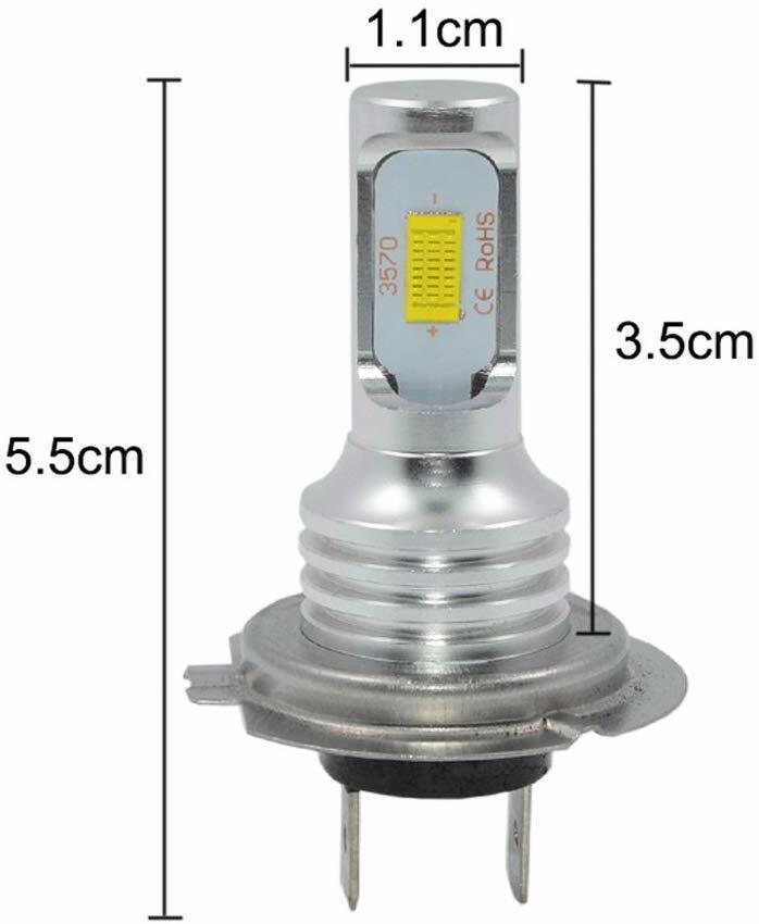 Combo LED Headlight H7+H11+H11 High Low Beam+Fog Light Bulbs 3 Sets 6000K White