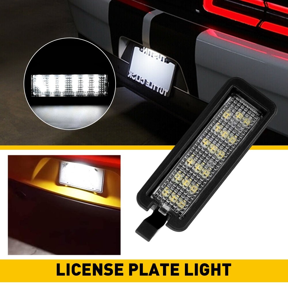 18-LED License Plate Light 6000K White For 2015-2022 Dodge & Charger Challenger