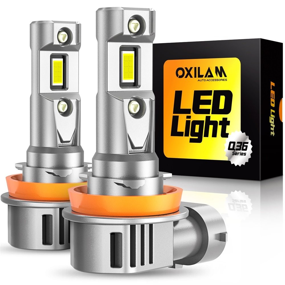 OXILAM Canbus H11 H9 H8 LED Headlight Bulbs Hi Low Beam 60W 60000LM Super Bright
