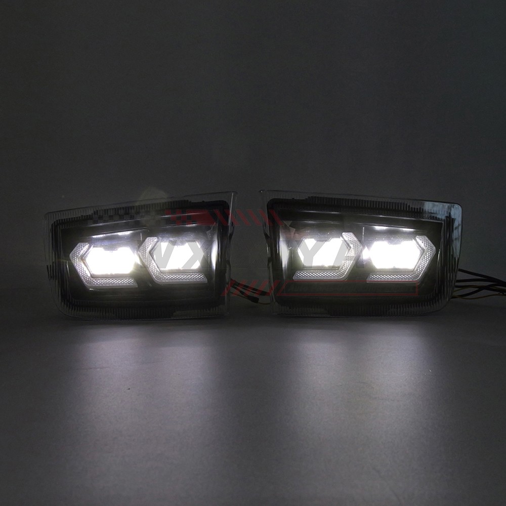 LED DRL for Toyota Land Cruiser Prado 96-02 Daytime Running Light Fog Turn Lamp