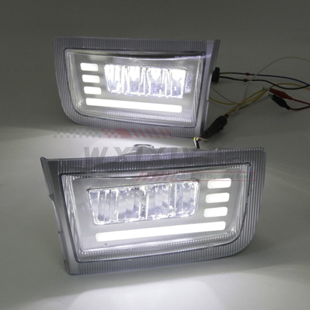 LED DRL for Toyota Land Cruiser Prado 96-02 Daytime Running Light Fog Turn Lamp