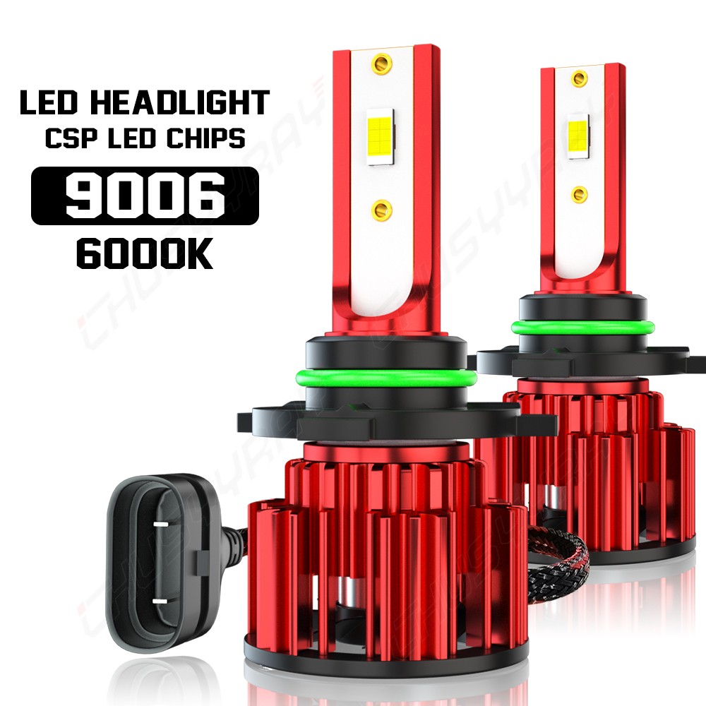 9005 9006 880 LED Headlight Fog Light Combo White For Chevy Silverado 1500 99-02