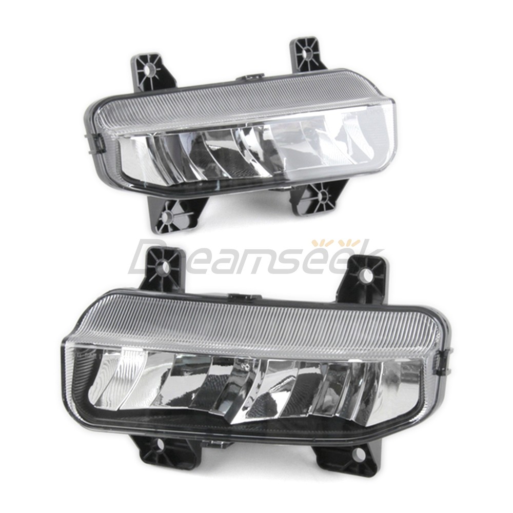 LED Fog Lamp Switch Bezel Kit for Dodge Ram 2500 3500 19-24 Front Bumper Driving