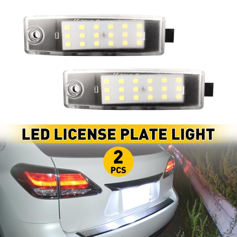 AUXITO 18LED Light License Plate Tag Lamp 6000K For 2008-2013 Toyota Highlander