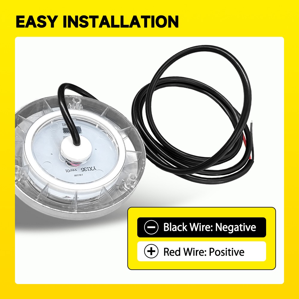 90led IP68 Waterproof Surface Mount Underwater Marine Boat Led Lights
