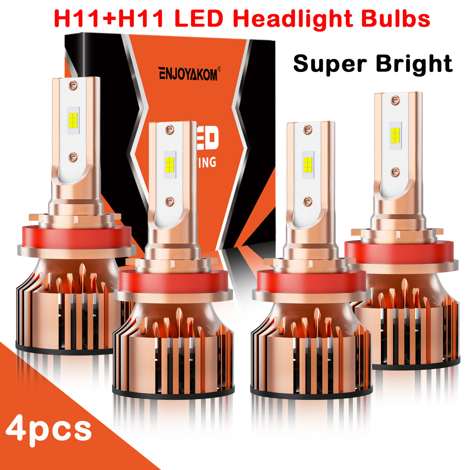 For 2007-2018 Nissan Altima Combo LED Headlight High/Low Bulbs Kit Super Bright