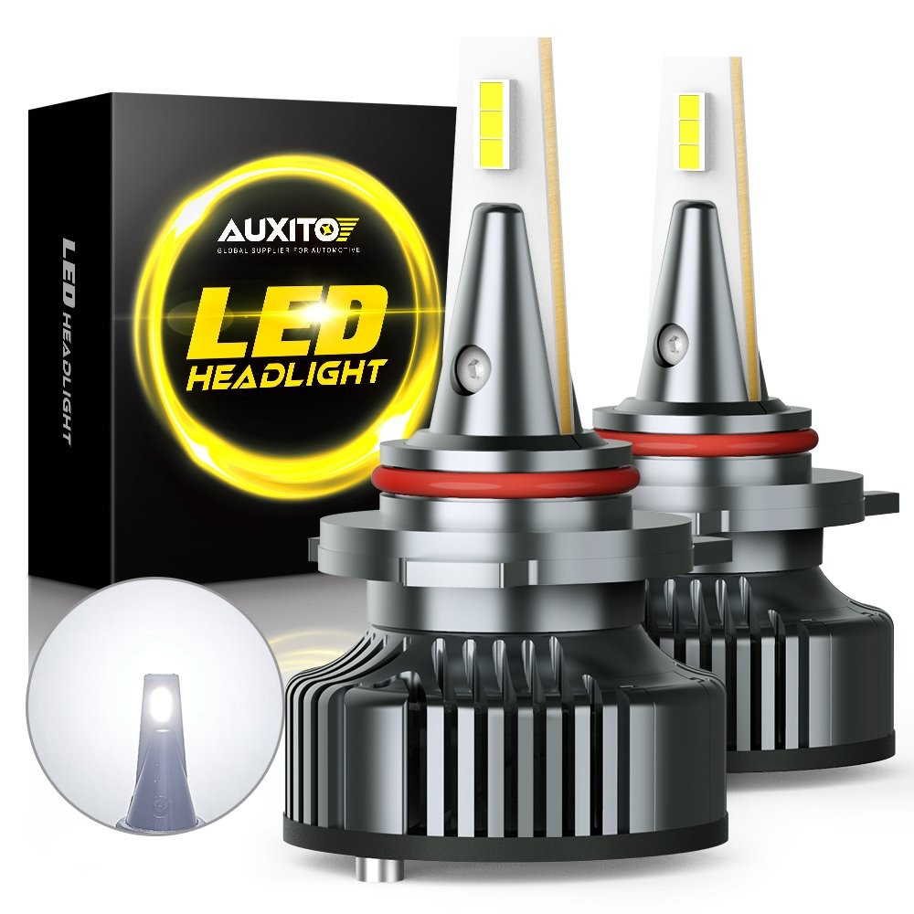 2-sides 9012 LED Headlight kit Hi Low Beam 6500K Super Bright High power Bulbs