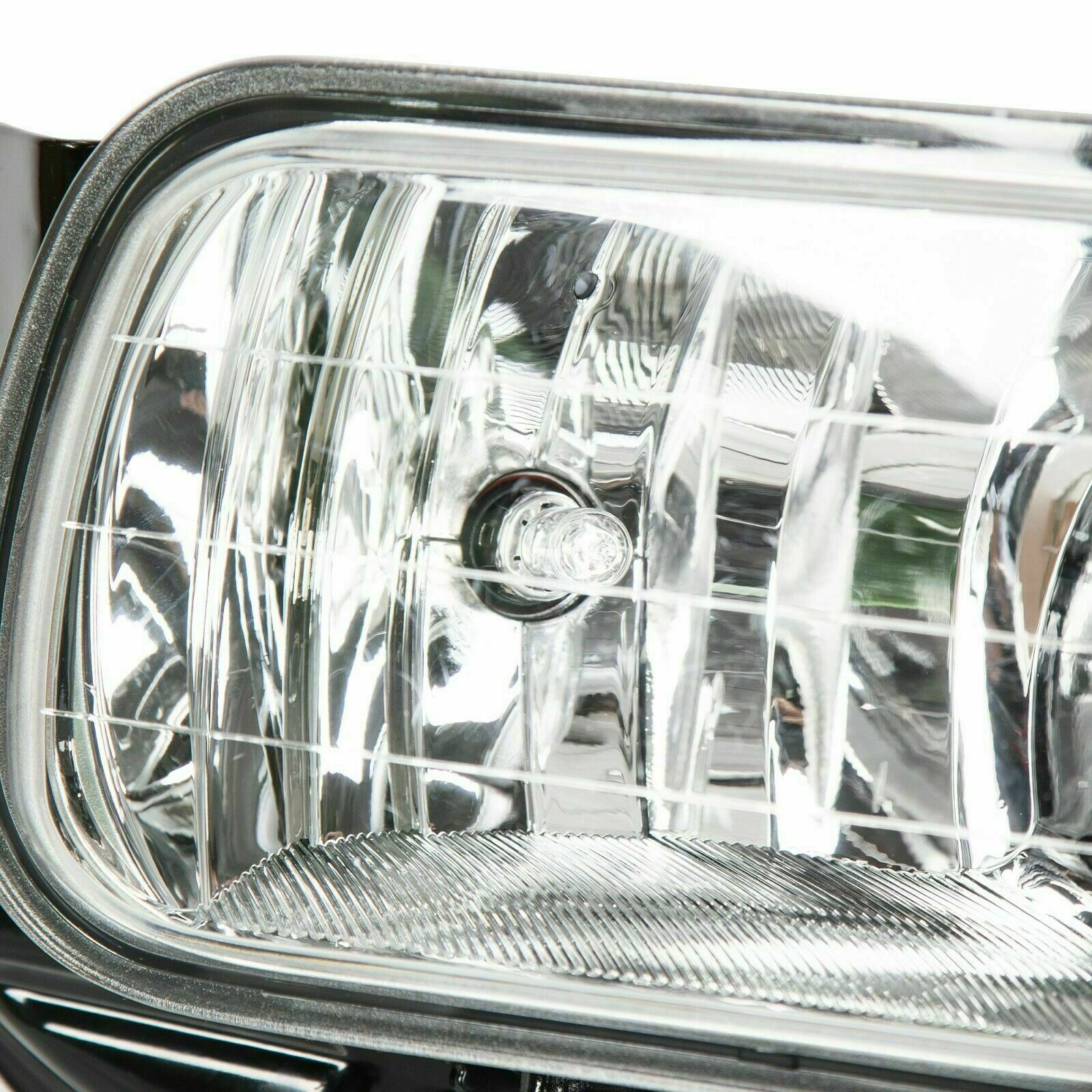 LH+RH Side Clear Lens Fog Lights W/Bulbs For Dodge Ram 1500 2500 3500 2009-2018