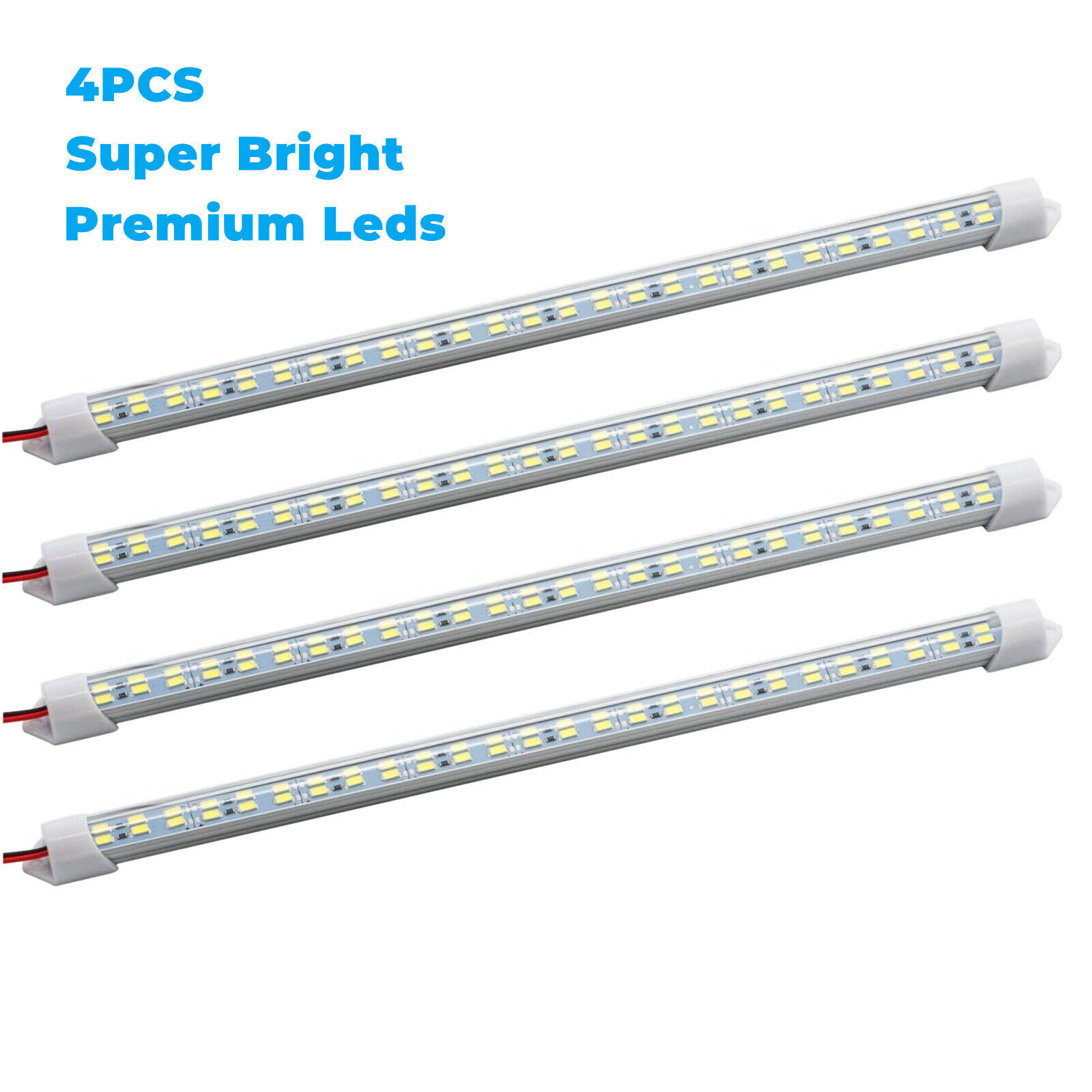 4Pcs 48 LED RV Interior Light Trailer Boat Lamp Ceiling for Van Cargo Camper 12V