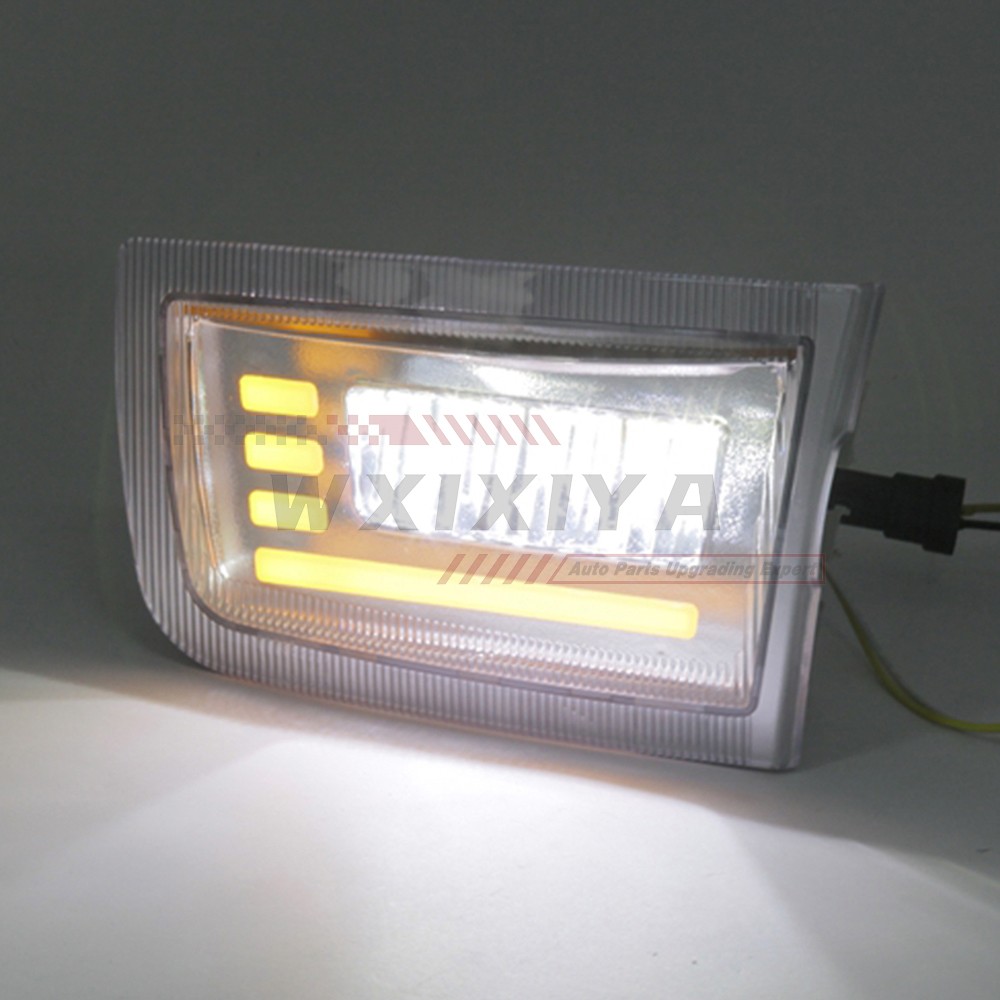 LED DRL for Toyota Land Cruiser Prado 96-02 Daytime Running Light Fog Turn Lamp