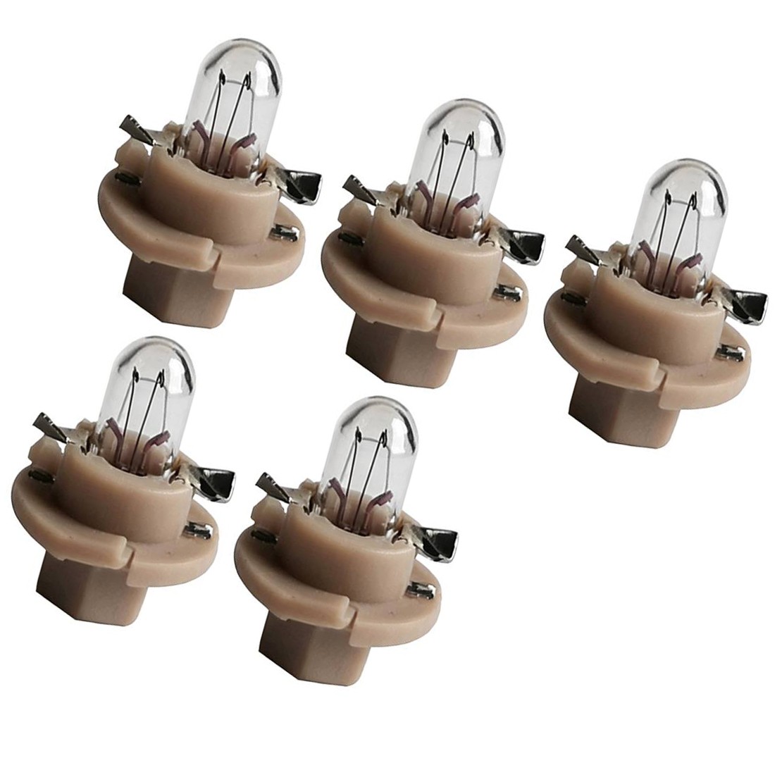 High Quality 5 pcs Bulbs Perfect fit for Universal 1.5W 12V 8.4d Professional