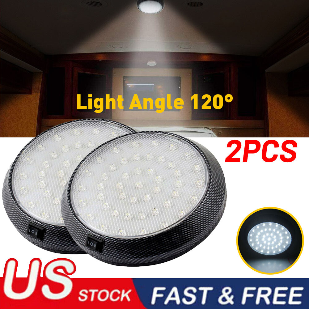 46-LED Car Vehicle Interior Indoor Roof Ceiling Dome Light White Lamp Universal