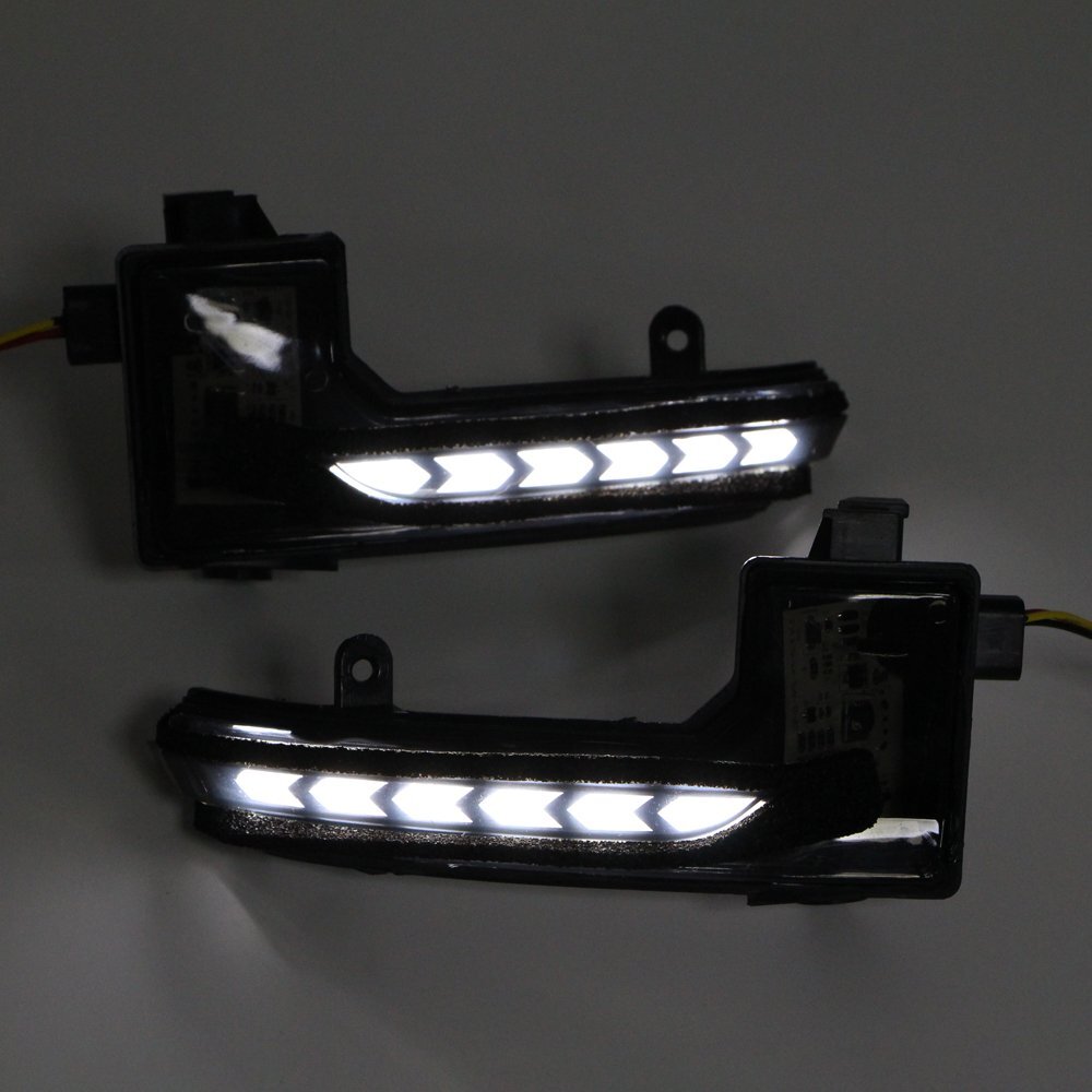 For Mazda 6 Atenza 2018-2020 LED Side Mirror Light with Turn Signal Smoke Lens