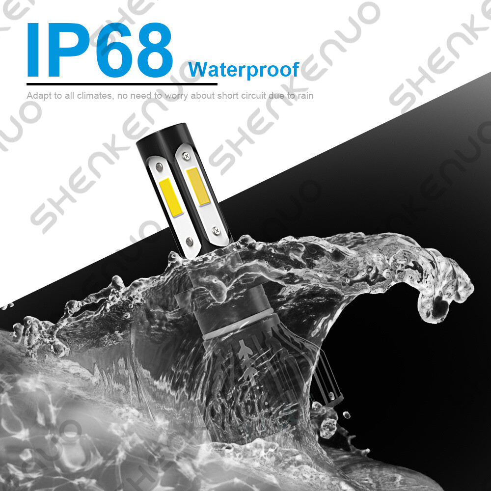 6000K Front LED Headlight Bulbs Qty4 For BMW 323i 328i 335i 340i xDrive High Low