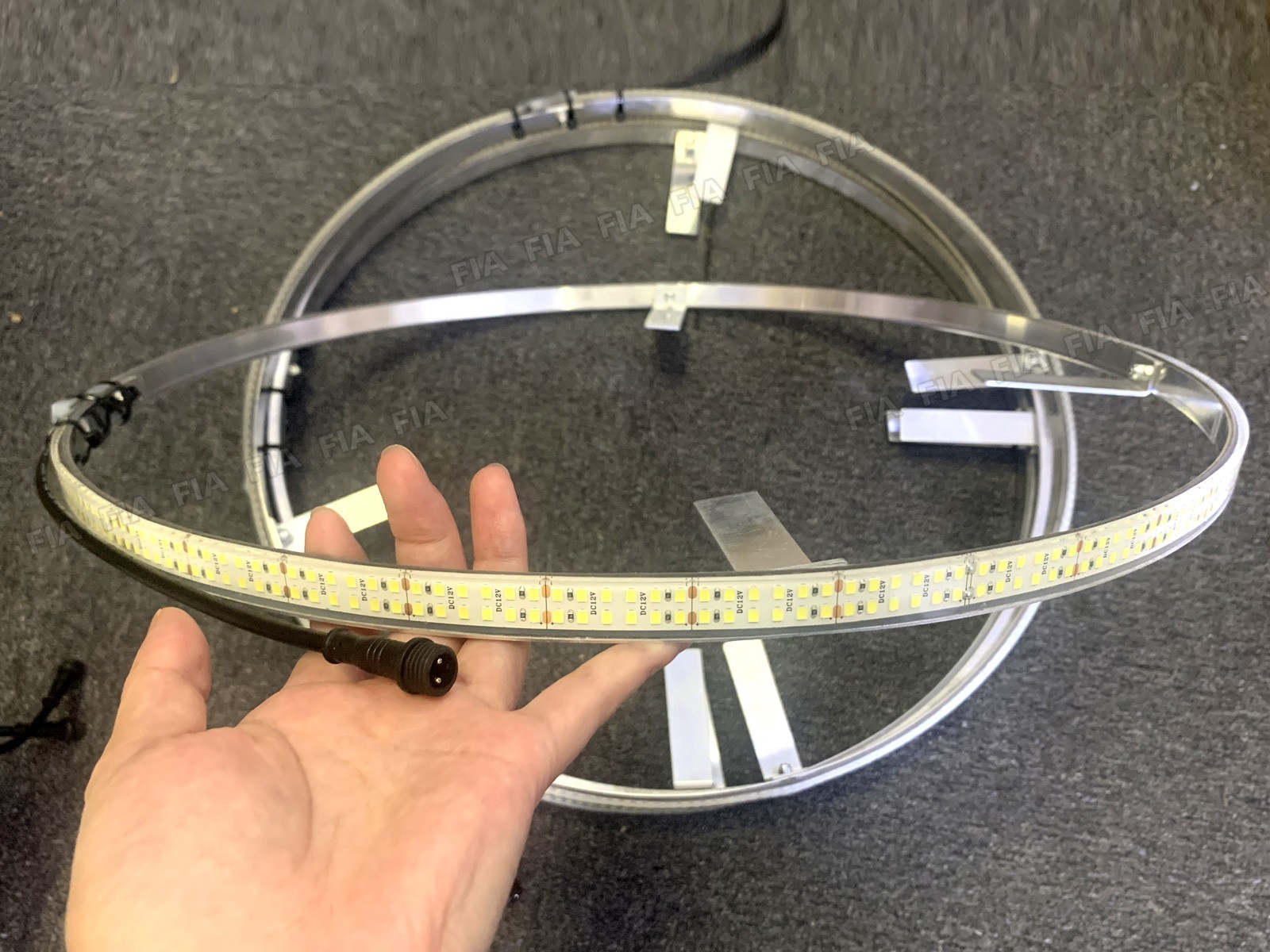 2/3/4/5 Row High-density Pure White 15.5“ ~ 17.5“ LED Truck Wheel Rim Lights