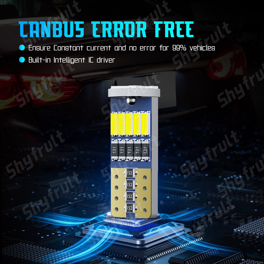 10 Bright LED Bulbs for Yamaha 4SV-84347-00-00 (12V-5W) Mini Taillight BULB