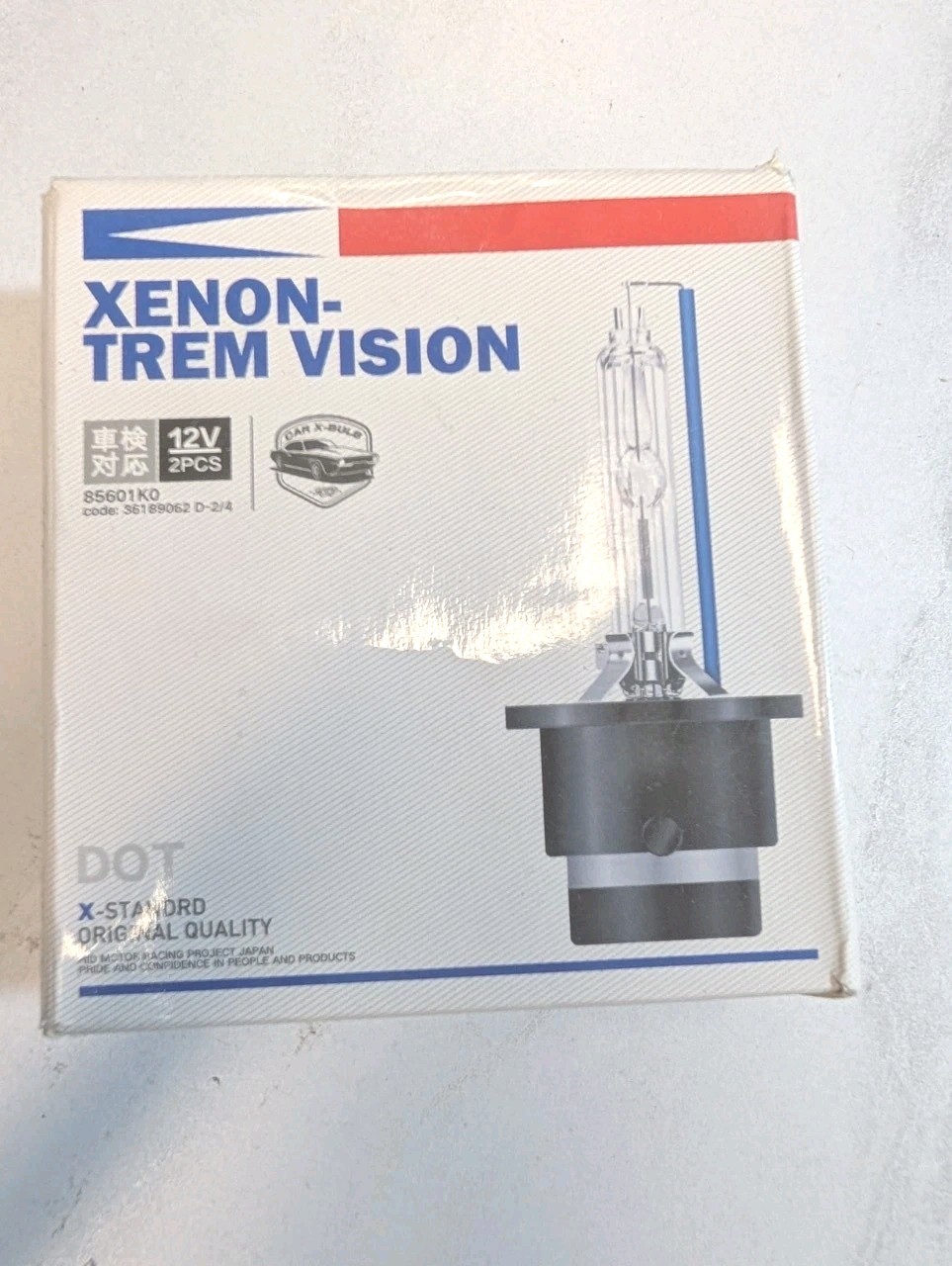 D2R 6000K Xenon Trem Vision HID Headlight Bulbs 12V 2PCS New Open Box