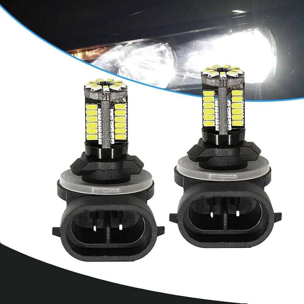 2x 881 LED 12V Car/Tractor/Golf Cart Fog Light Bright Bulbs 862/886/889/894/896