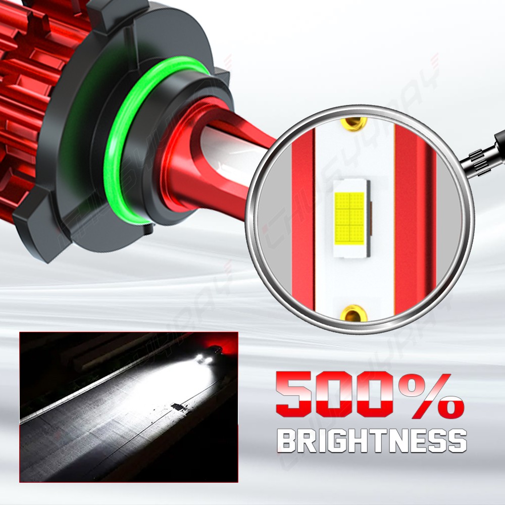 9005 9006 880 LED Headlight Fog Light Combo White For Chevy Silverado 1500 99-02