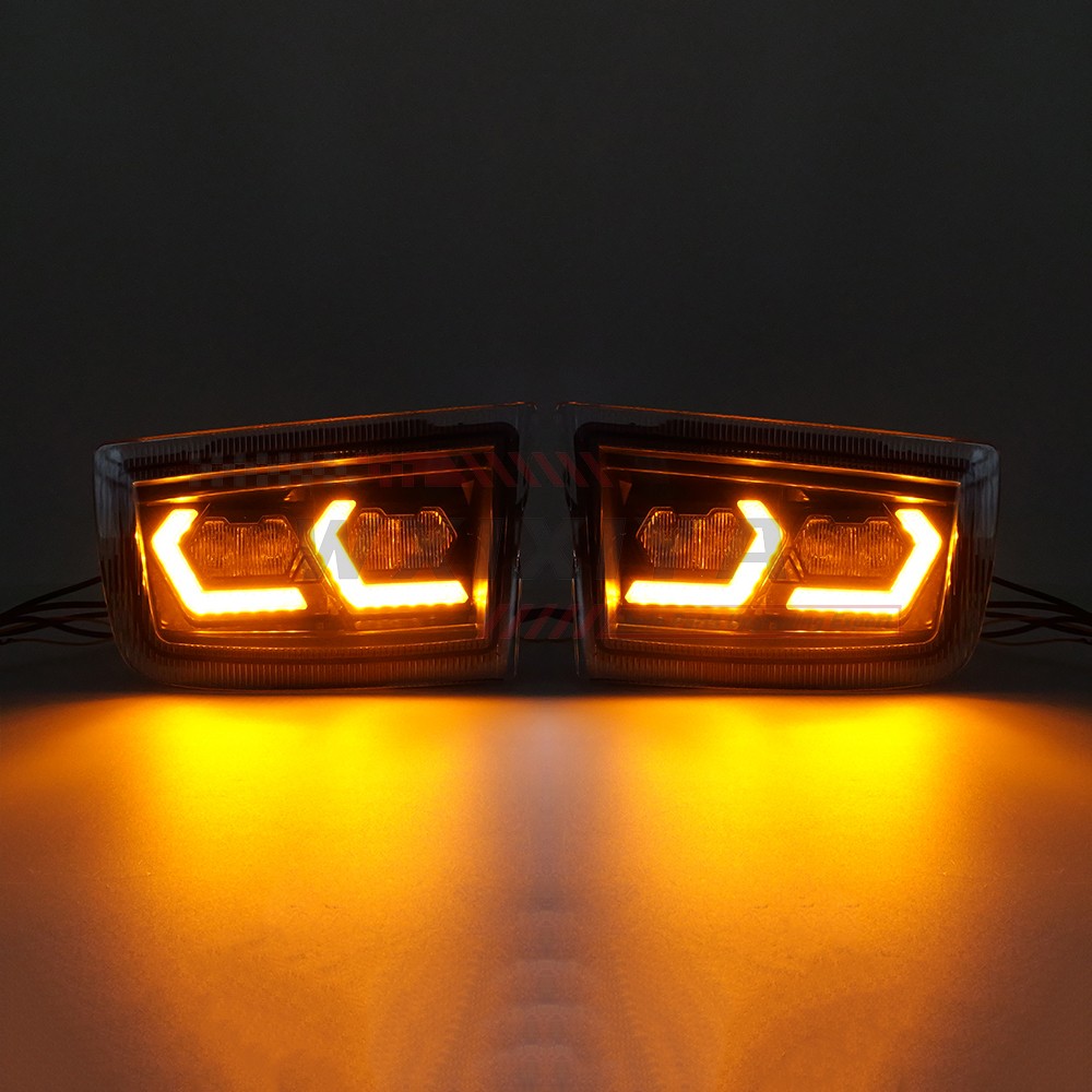 LED DRL for Toyota Land Cruiser Prado 96-02 Daytime Running Light Fog Turn Lamp