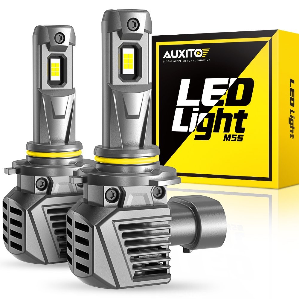 AUXITO M5S 9006 HB4 12LED Headlight Bulbs Hi/Lo Beam High Power 120W White EAAF