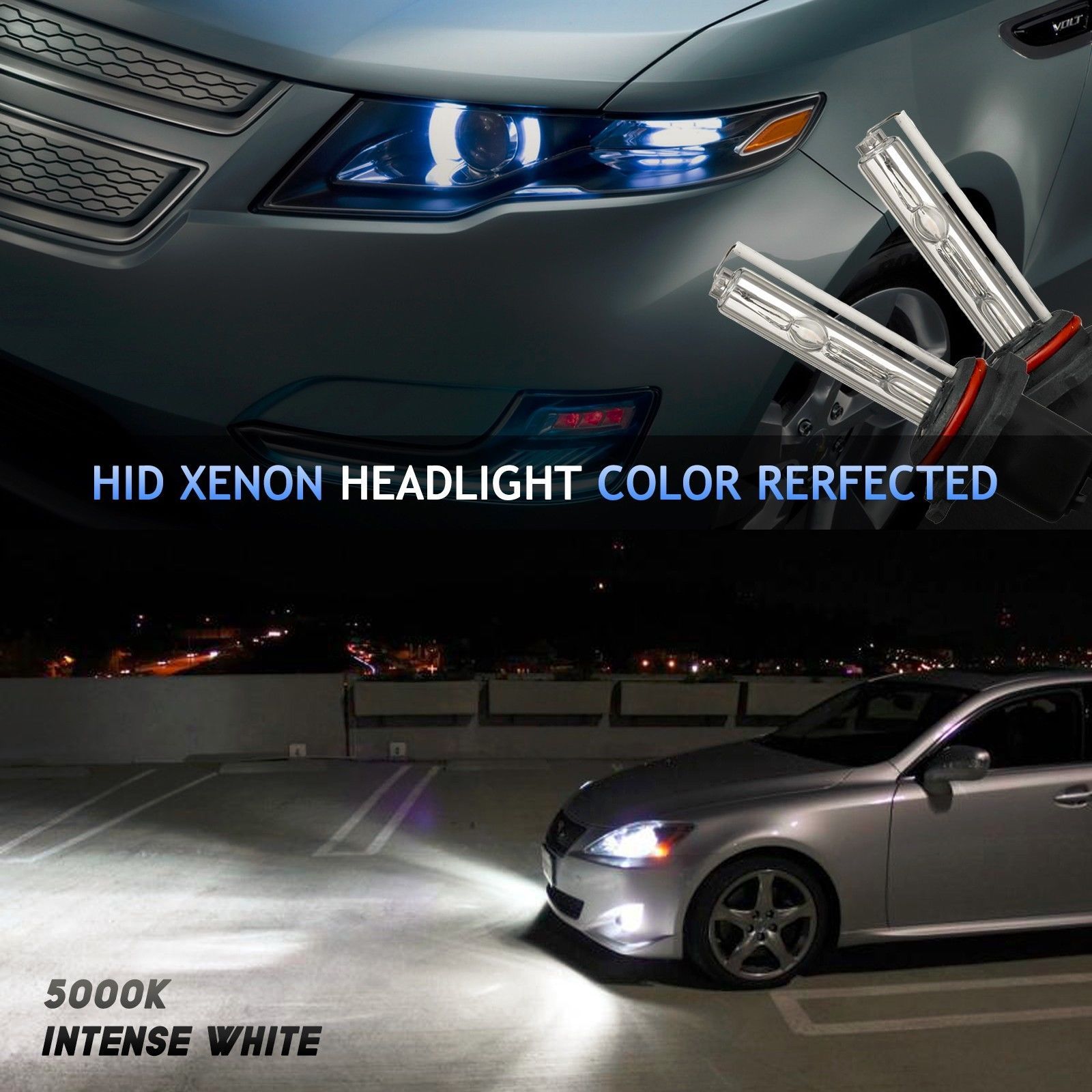 XENTEC AC 35w HID Kit 9005 9006 H1 H3 H4 H7 H10 H11 H13 H16 5202 6000K 5K Xenon