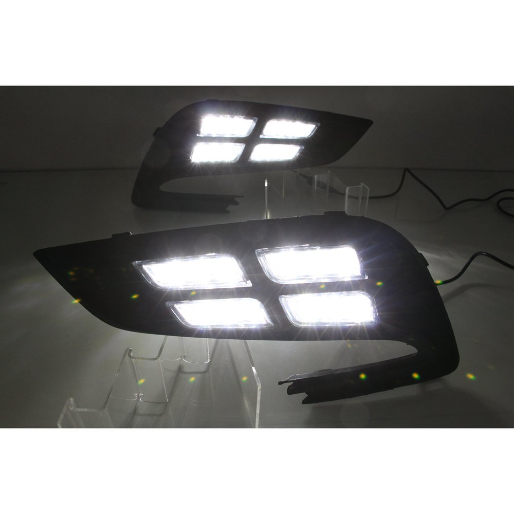 LED DRL For Buick Encore Opel Mokka 2017 2018 Daytime Running Light Turn Signal