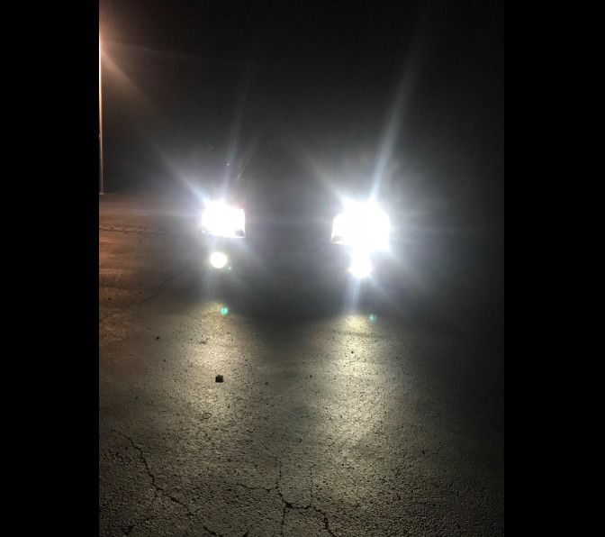 For Chrysler Aspen 2007-2009 Combo 9008 H13 9145 LED Headlight Fog Light 4xBulbs