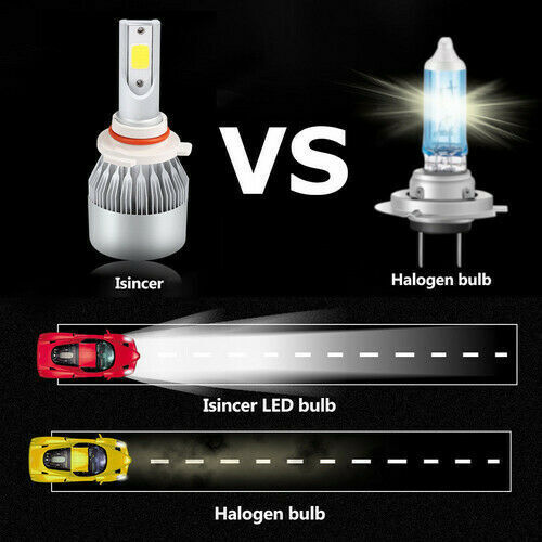 For 2014 2015 GMC Sierra 1500 4x 6000K LED Headlight +Fog Light Bulbs Combo Pack