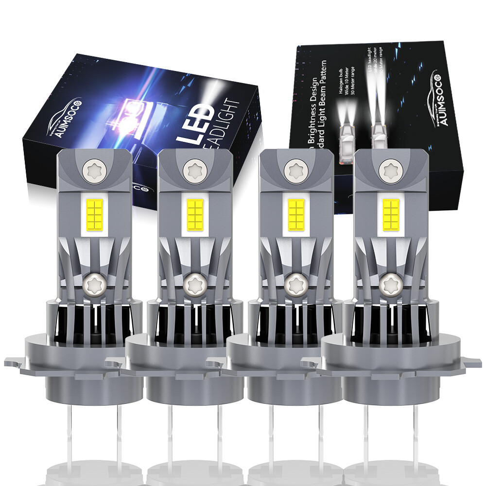 LED Headlight High/Low Beam Bulbs 6500K Combo Kit For Lincoln Town Car 2003-2011