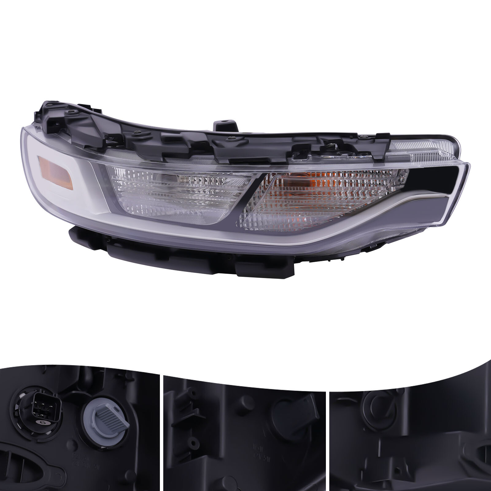 For Kia Soul 2020 2021 Daytime Running Light Assembly Passenger Side Halogen RH