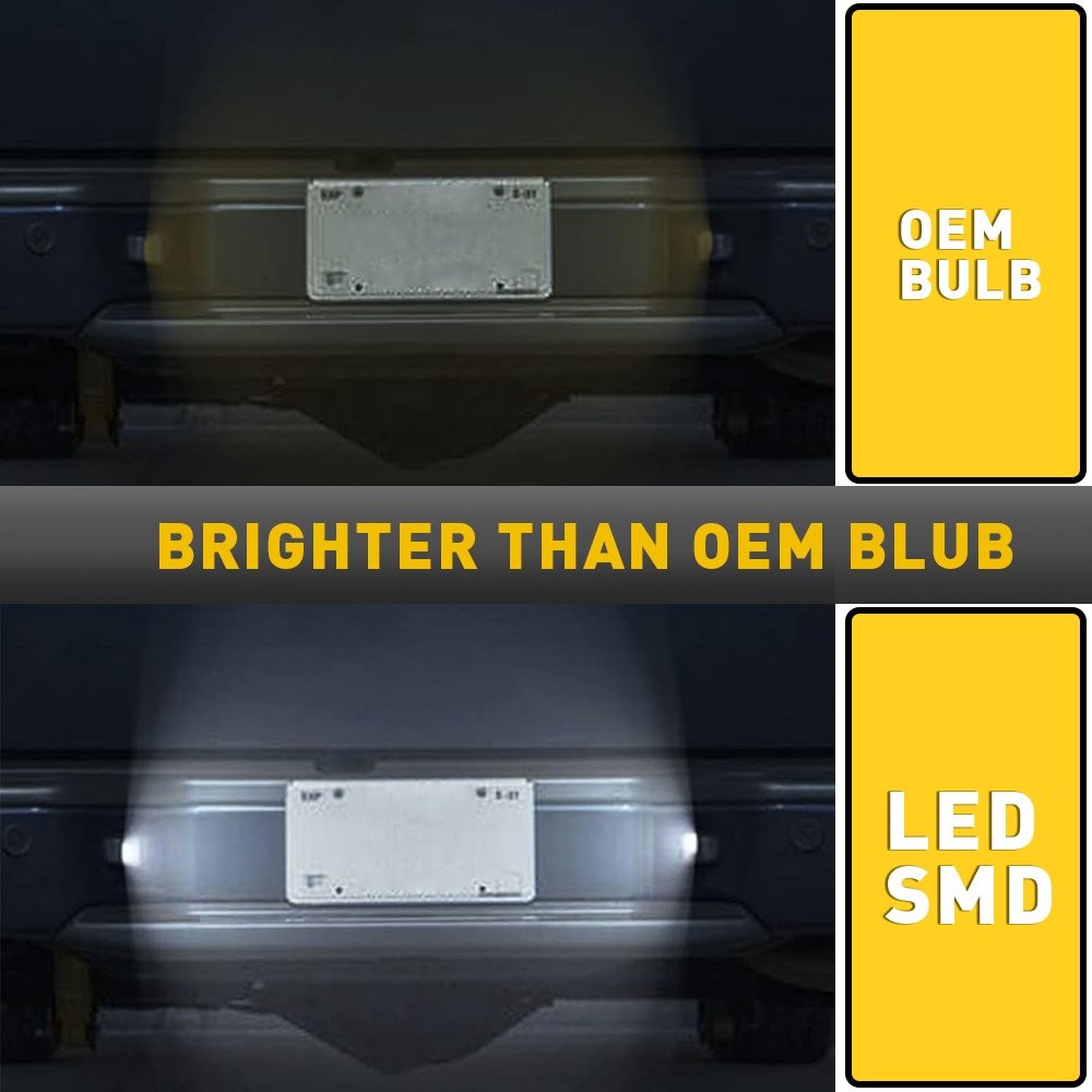 2pcs Full License Plate LED For Light Frontier 1998-2004 Xterra Nissan 1994-2004