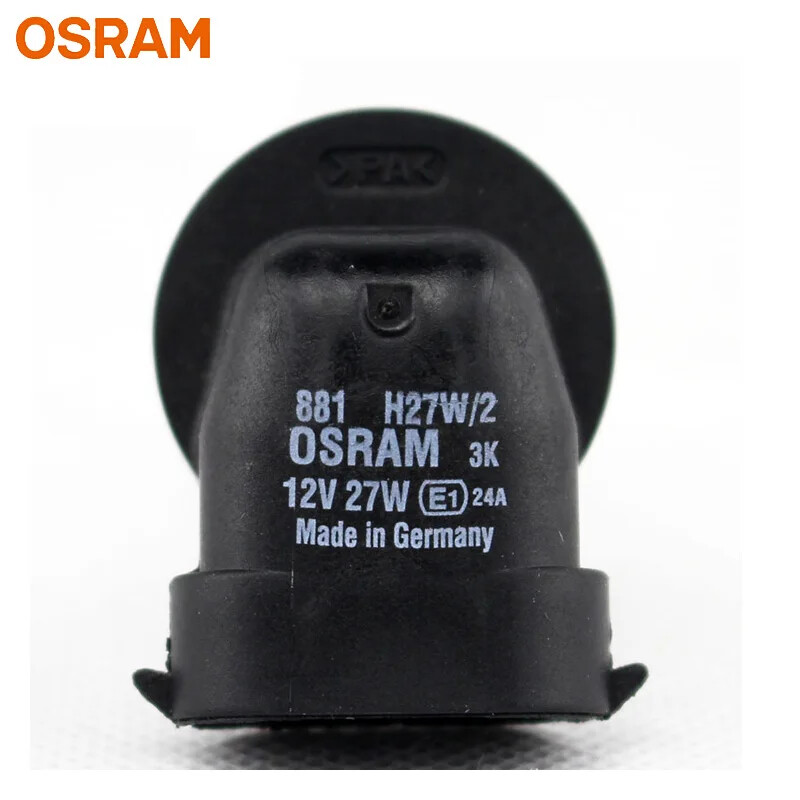 OSRAM 881 H27W/2 12V 27W PGJ13 Original Car Halogen Headlight 3200K Fog Lamp OEM