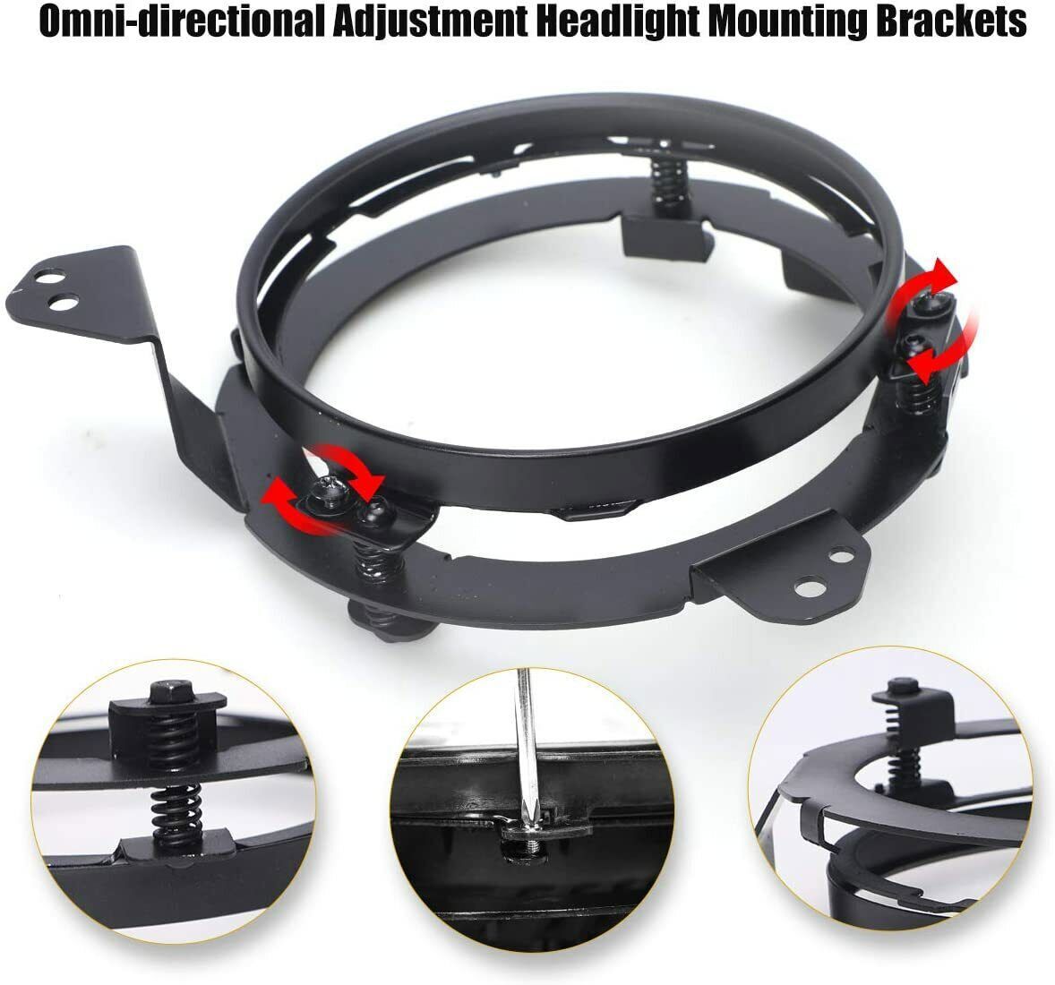 2018-2024 for Jeep Wrangler JL Gladiator Rubicon Led Headlight Fog Lamp Combo Ki