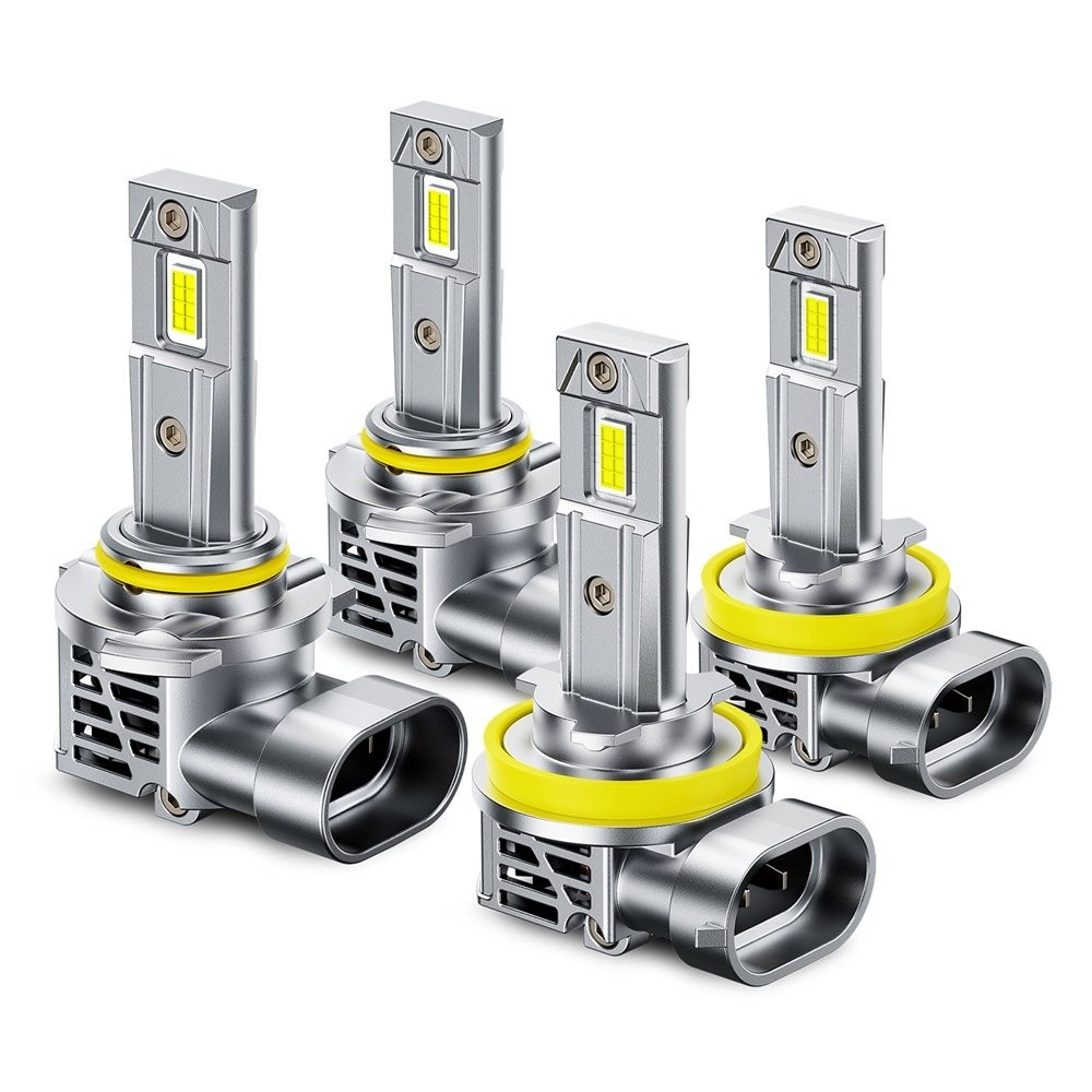 4-40 AUXITO H11 9005 LED Headlight Bulb Hi/Lo for Chevy Silverado 1500 2007-15 D