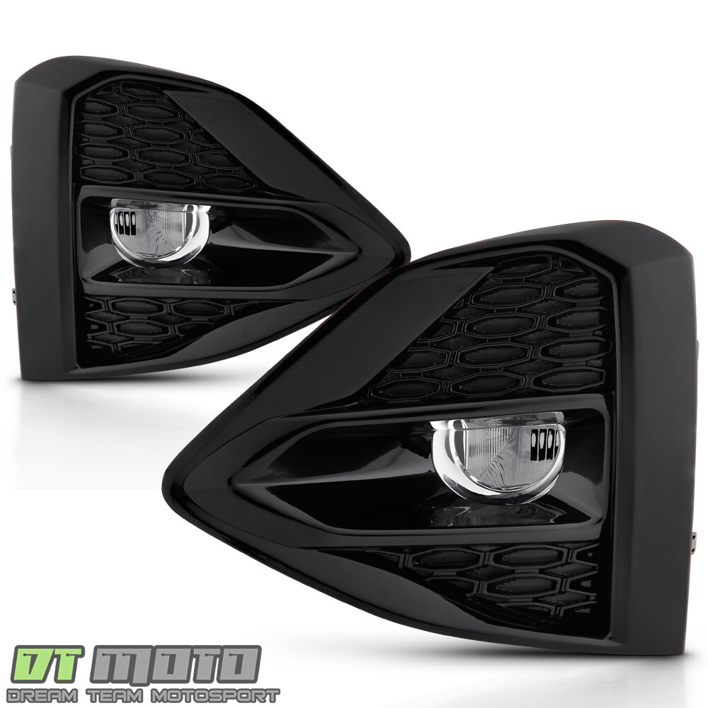 For 2019-2023 Maxima LED Bumper Fog Lights Driving Lamps w/ Switch & Bezel Kit