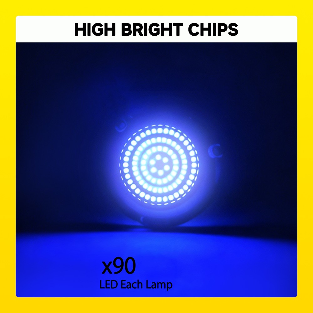 90led IP68 Waterproof Surface Mount Underwater Marine Boat Led Lights