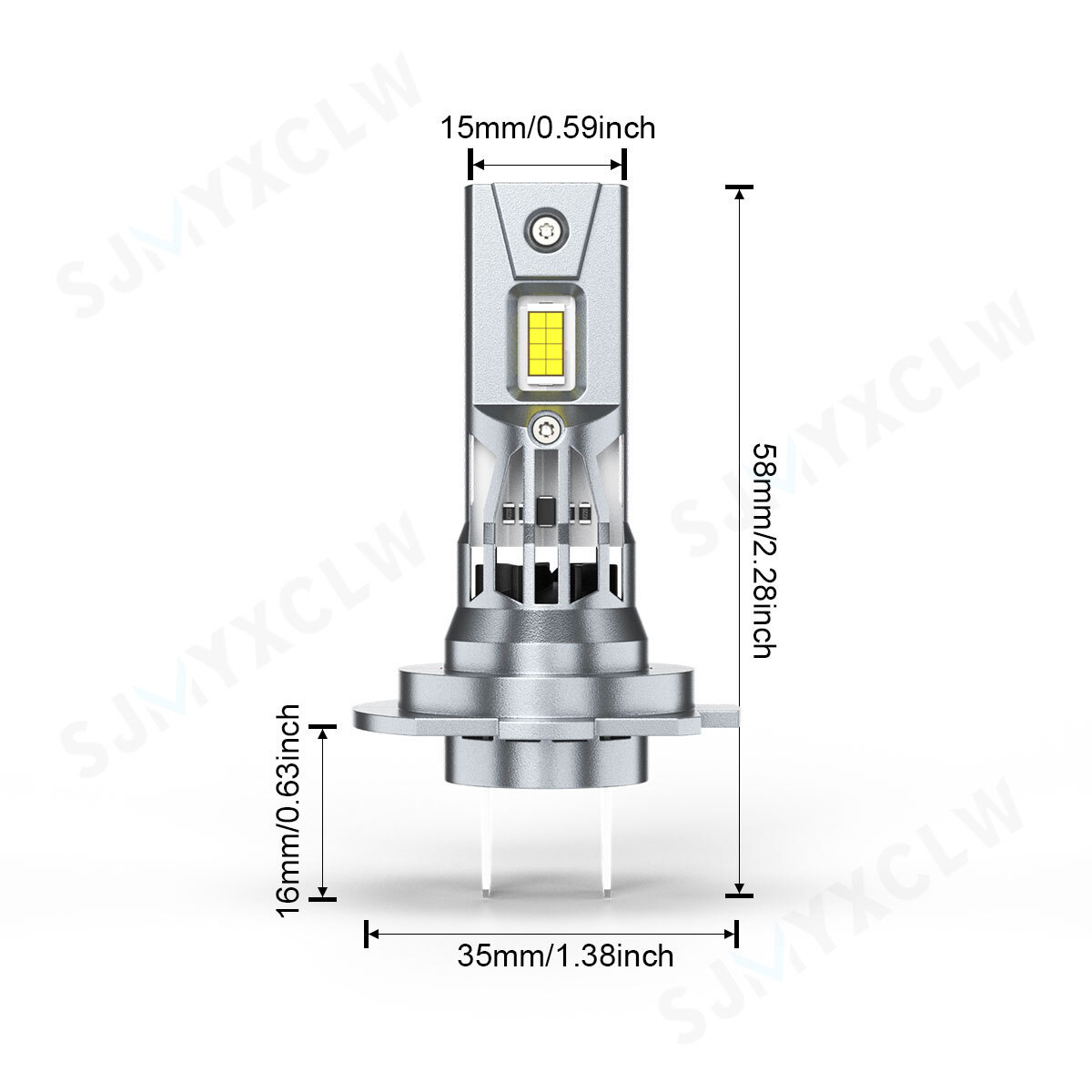 For Volvo V70 1998-2003 2.3L 2.5L 2.4L 4x H1 H7 LED Headlight Hig/Low Combo Bulb