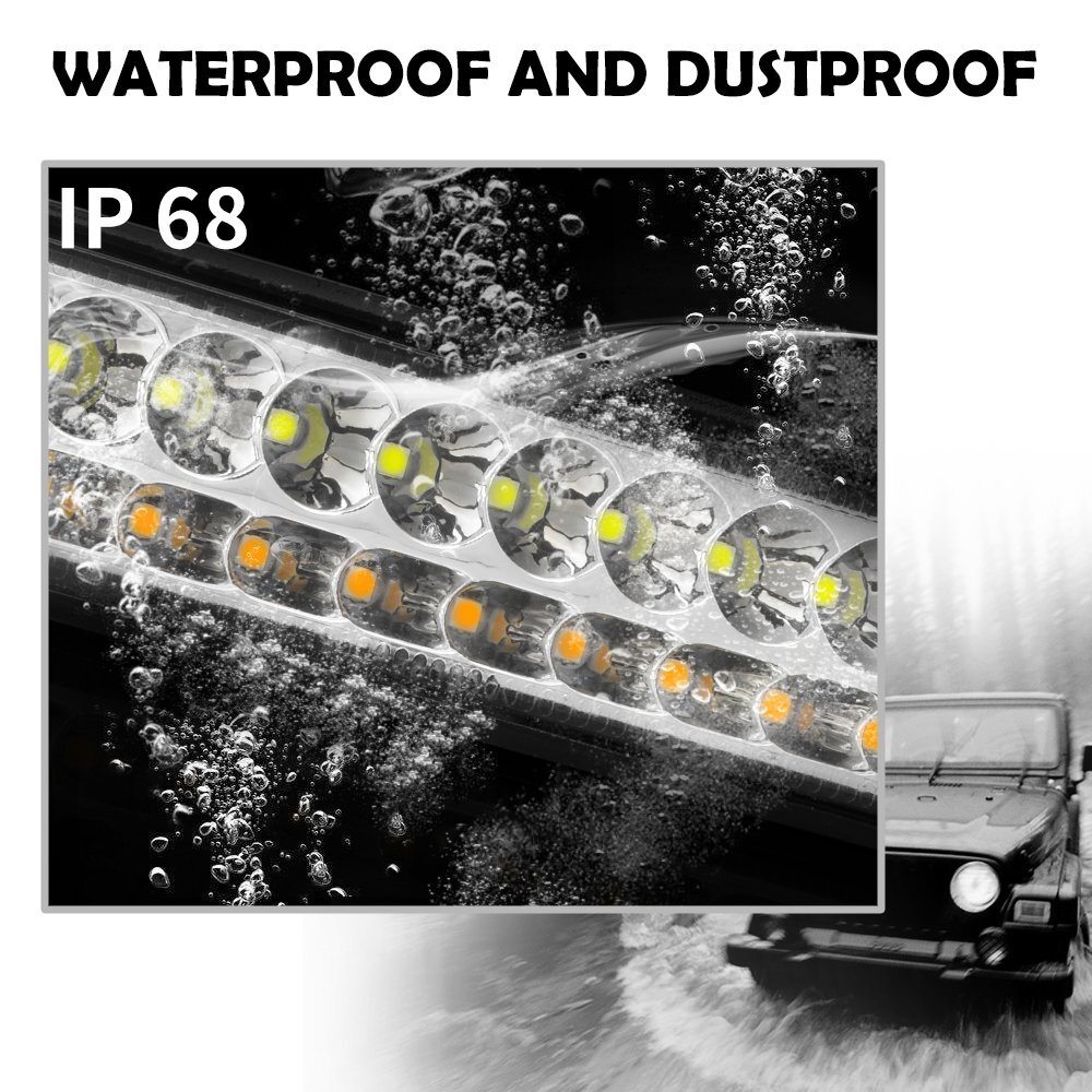 6inch 60W LED Work Light Bar Flood Lamp Offroad Driving Fog 4WD SUV Truck ATV