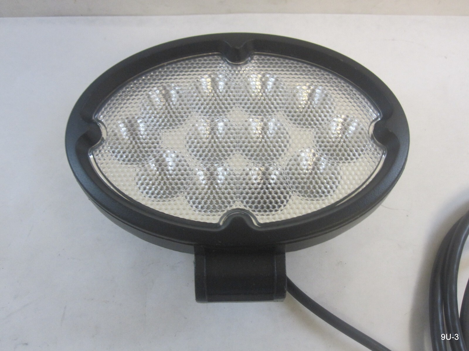 2 Pack Work Lamp LED Fog Light Oval Universal White Color Auto Parts DC 12-24V