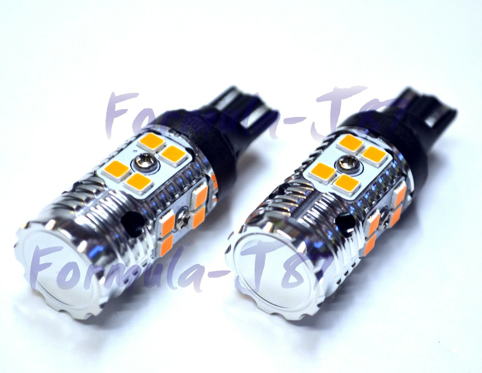 Canbus Error Free LED Light 916 Amber Two Bulb Rear Turn Signal Replace Upgrade